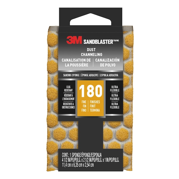 Ultra Flexible Spng, 4.5"x2.5"x1", PK10
